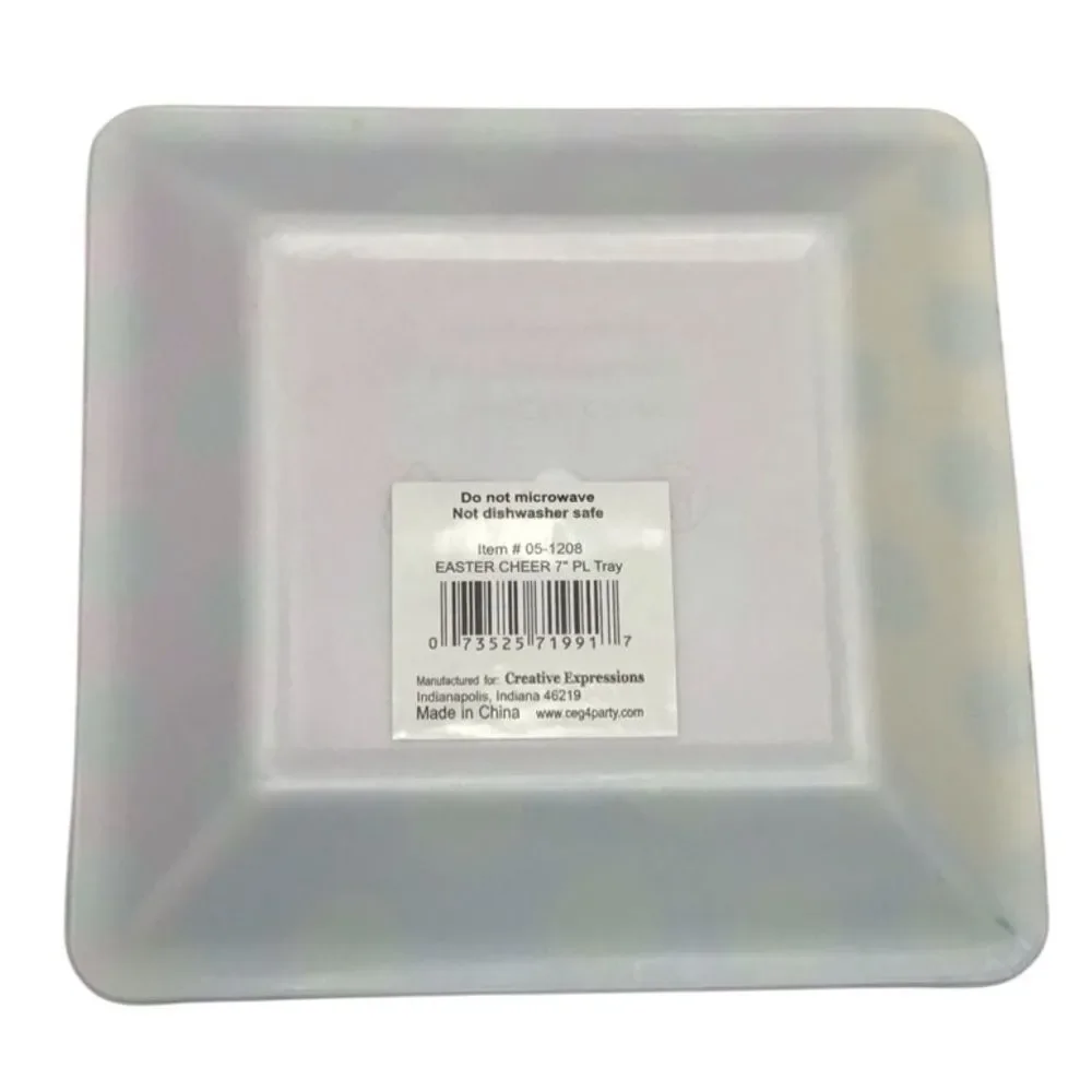 Easter Cheer Plastic Tray
